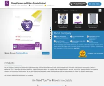 Shreejifilters.in(Shreeji Screen And Filters Private Limited) Screenshot
