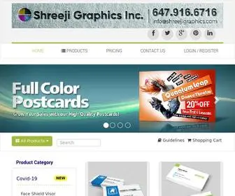 Shreejigraphics.com(Shreeji Graphics) Screenshot