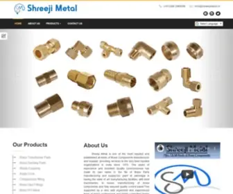 Shreejimetal.in(Shreeji Metal) Screenshot