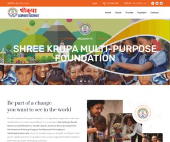 Shreekrupafoundation.com(Shree Krupa Multi) Screenshot