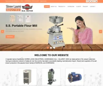 Shreelaxmiinds.com(Shree Laxmi Industries (MARSHAL FLOURMILL)) Screenshot