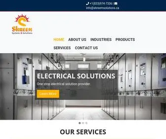 Shreemsolutions.ca(Shreem Systems & Solutions) Screenshot