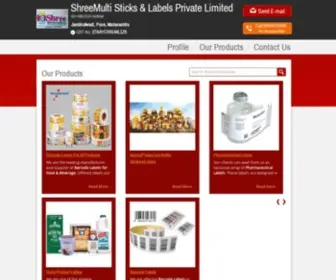 Shreemultiservices.co.in(ShreeMulti Sticks & Labels Private Limited) Screenshot