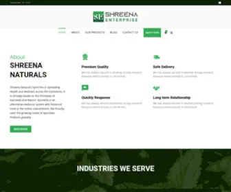 Shreenaenterprise.com(Shreena Enterprise) Screenshot