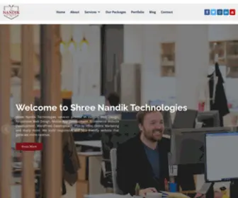 Shreenandik.in(Your Gateway to Innovative IT Solutions) Screenshot
