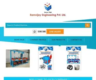 Shreeramvijayeng.com(Continuous Wire Drawing Machine) Screenshot