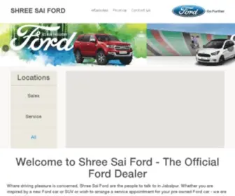 Shreesaiford.com(Shree Sai Ford) Screenshot