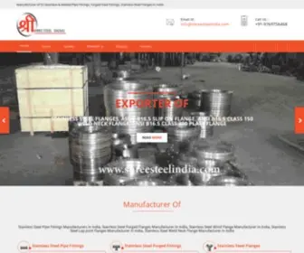 Shreesteelindia.com(Manufacturer of Stainless Steel Buttweld fittings in india) Screenshot