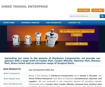 Shreetrishul.com(Cooker Part Manufacturer) Screenshot