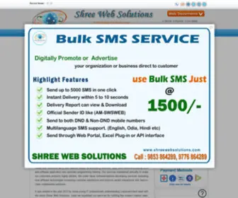 Shreewebsolutions.com(Shree Web Solutons) Screenshot