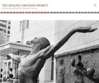 Shresthasingh.com(The Healing Grounds Project) Screenshot