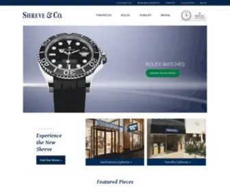 Shreve.com(Shreve & Co) Screenshot