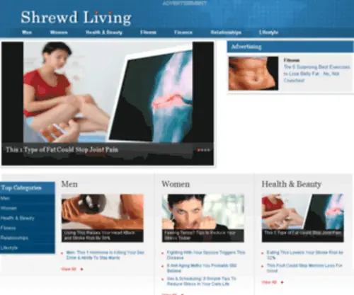 Shrewdliving.com(Shrewd Living) Screenshot