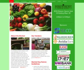 Shrewsburyfarmersmarket.com(Shrewsbury Farmers Market) Screenshot