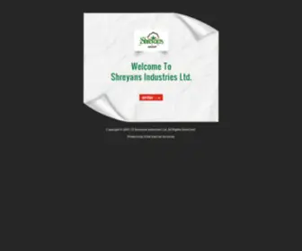Shreyansgroup.com(Shreyans Industries Ltd) Screenshot