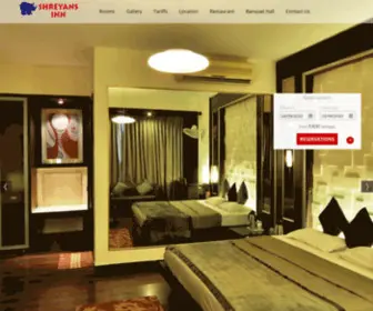 Shreyansinn.com(Hotel Shreyans Inn) Screenshot