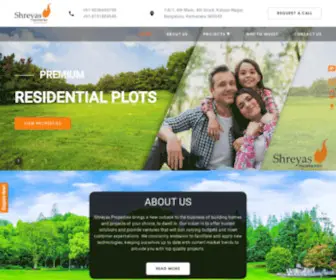 Shreyasproperties.com(Shreyas properties) Screenshot