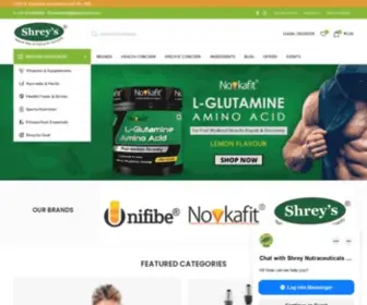 Shreynutra.com(Ayurvedic Herbal Health Supplements in India at shreynutra.com) Screenshot