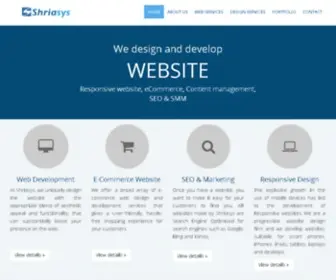 Shriasys.com(Website design and Website Development Company in Coimbatore) Screenshot