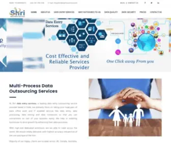 Shridataentryservices.com(Data Entry Outsourcing Services India) Screenshot