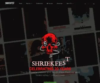 Shriekfest.com(Shriekfest) Screenshot