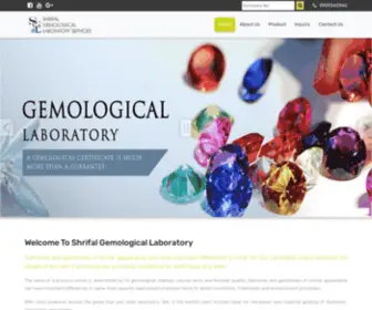 Shrifalgems.com(Shrifal Gemological Laboratory) Screenshot