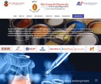 Shriganeshchemicals.com(Just another WordPress site) Screenshot