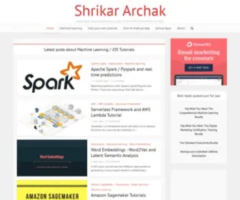 Shrikar.com(Shrikar Archak) Screenshot