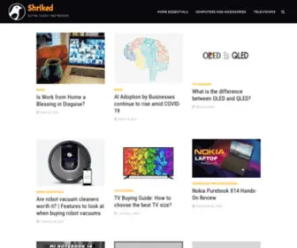 Shriked.com(BUYING GUIDES AND REVIEWS) Screenshot