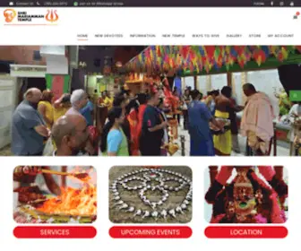 Shrimariammantemple.org(Shri Mariamman Temple) Screenshot