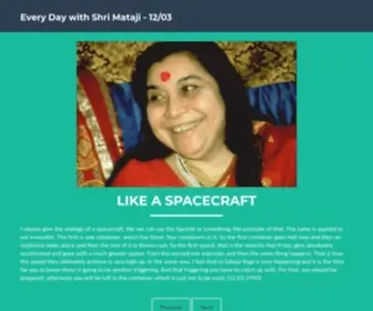 Shrimataji.net(Every Day with Shri Mataji) Screenshot