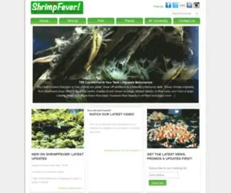 Shrimpfever.com(Shrimp Fever) Screenshot