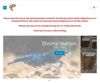 Shrimpnation.co.za(Shrimp Nation) Screenshot
