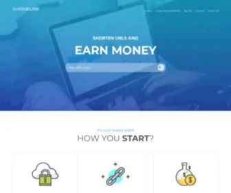 Shrinklink.in(Earn money) Screenshot