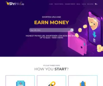 Shrinkme.io(Highest Paying URL Shortener 2024) Screenshot