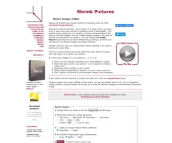 Shrinkpictures.com(Resize Images online) Screenshot
