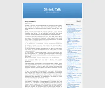 Shrinktalk.net(Shrink Talk) Screenshot