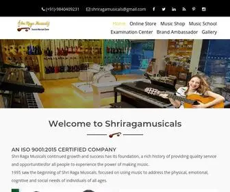 Shriragamusicals.com(Shriragamusicals) Screenshot