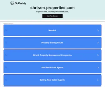 Shriram-Properties.com(Shriram Properties) Screenshot