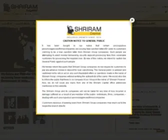 Shriram.com(Shriram Group) Screenshot