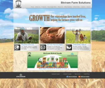 Shriramfarmsolutions.com Screenshot