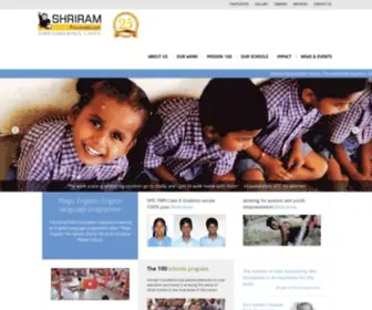 Shriramfoundation.org(Shriram Foundation) Screenshot