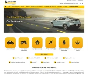 ShriramGi.com(Shriram General Insurance) Screenshot