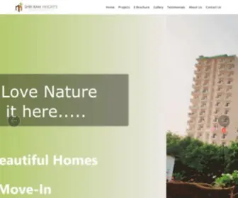 Shriramheights.com(Shri Ram Heights) Screenshot