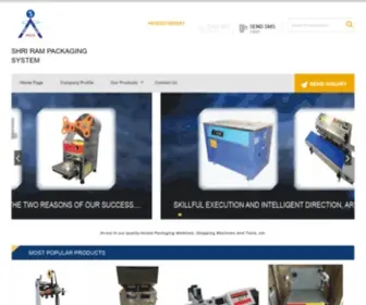 Shrirampackaging.co.in(Shri Ram Packaging System) Screenshot