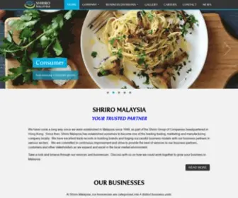 Shriro.com.my(Shriro (Malaysia) Sdn) Screenshot