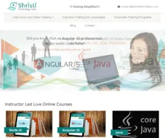 Shristitechlabs.com(Learn Java) Screenshot