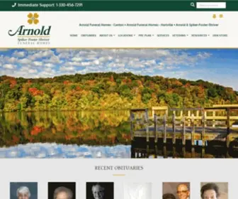 Shriverfuneralhomes.com(Arnold Funeral Homes) Screenshot