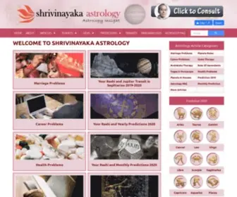 Shrivinayakaastrology.com(Shrivinayaka Astrology) Screenshot