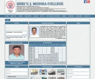 ShrivJmodhacollege.com Screenshot